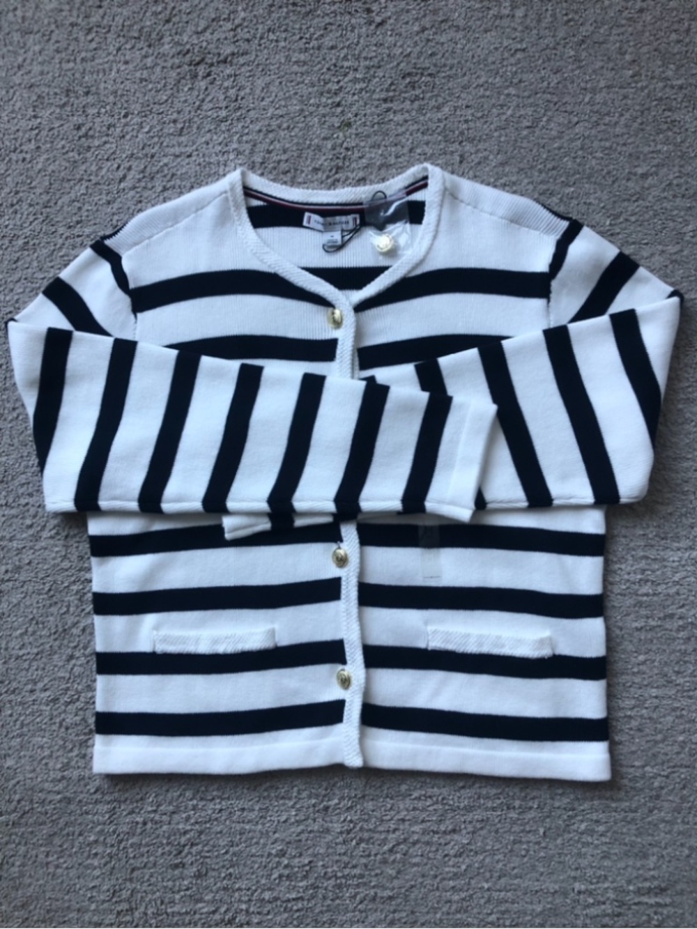 Tommy Hilfiger Cotton Cardigan Sweater.NWOT.